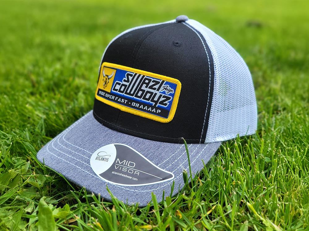 SwaziCowboyz BRAAAP Baseball Trucker Cap Black/Grey/White